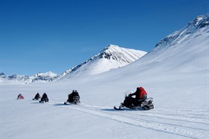 Snowmobiling at Camp Ripan